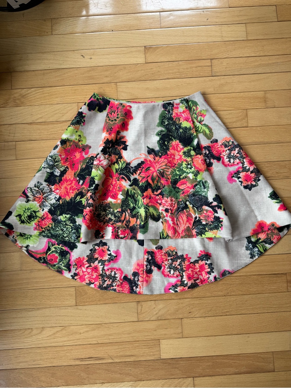 Amass high low floral mini skirt - 4